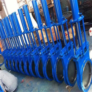 液动暗杆刀型闸阀液动带盖暗杆刀闸阀 DN450 DMZ773F 16P