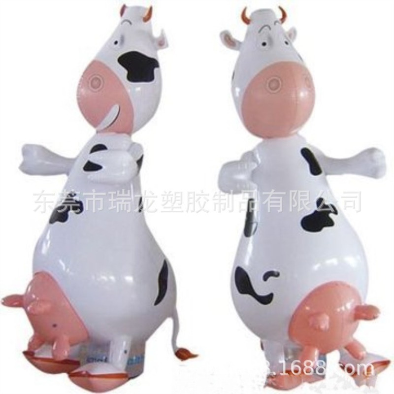 电压厂家做充气奶牛 pvc充气牛 羊 狗动物造型广告 模型