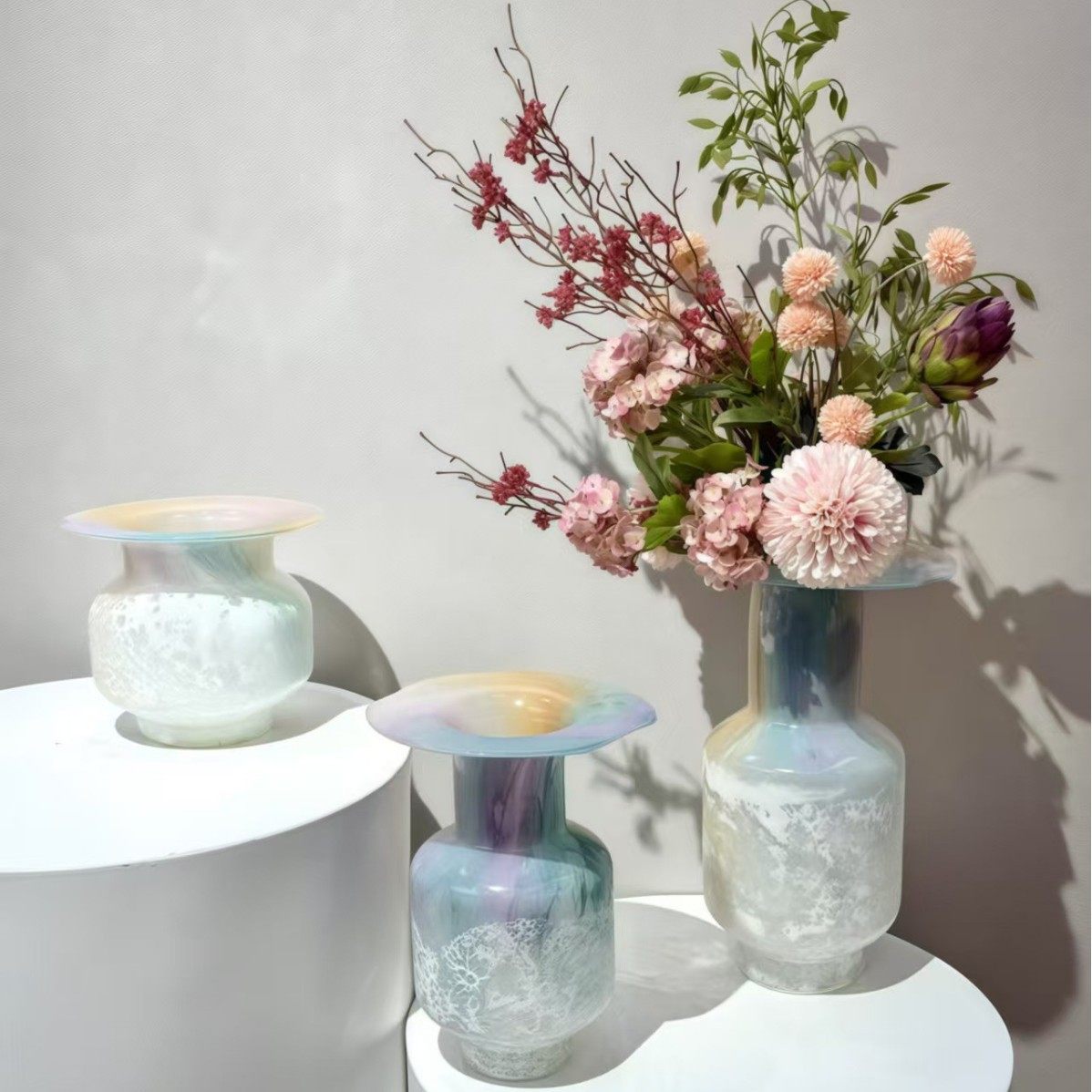 初鑫蓝玉琉璃花瓶摆件复古水培客厅桌面插花装饰花器样板间摆设,模玩/动漫/周边/娃圈三坑/桌游,文化/体育周边,淘宝优惠券,粉丝福利购,淘宝优惠卷
