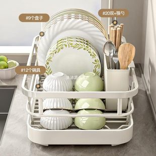 厂促厨房碗架沥水架多功能碗盘碟子置物台面餐具放碗筷碗柜家用收