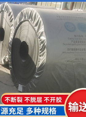 800S-1000mm黑色橡胶输送带整芯阻燃矿用耐磨防滑矿用优选