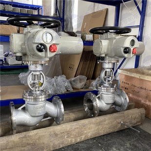 管道介质蒸汽法兰截止阀 16C DN125法兰电动硬密封截止阀 J941H