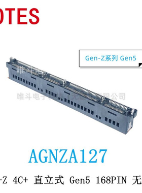 LOTES AGNZA127 GEN-Z 4C+ 20X 直立式母座 168Pin SMT 56G版