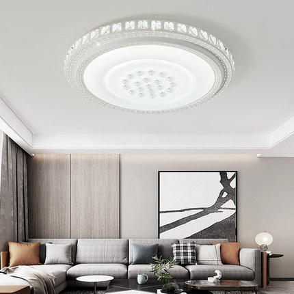 优选客厅灯2020年新款led吸顶灯圆形卧室灯简约现代大气房间阳台