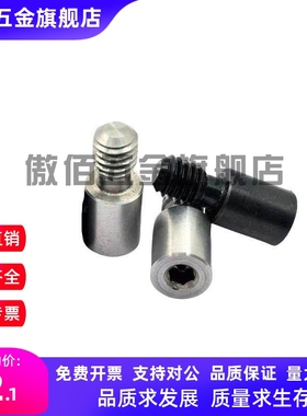 支持不锈钢 45钢 内六角孔型带一字槽型记号销YMC51 61 62 71