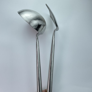 优选香港港式手工锻打2号锅铲10两炒勺阿能 厨师专用中式木柄不锈