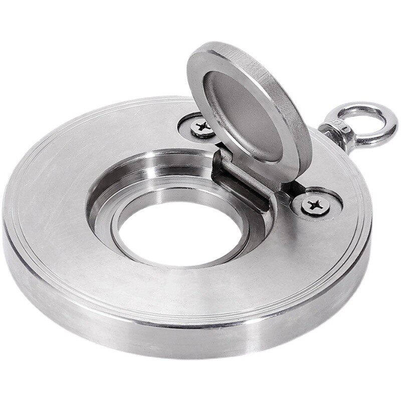 优选304不锈钢H74W-16P止回阀薄型水管对夹式逆止止逆阀蝶式316