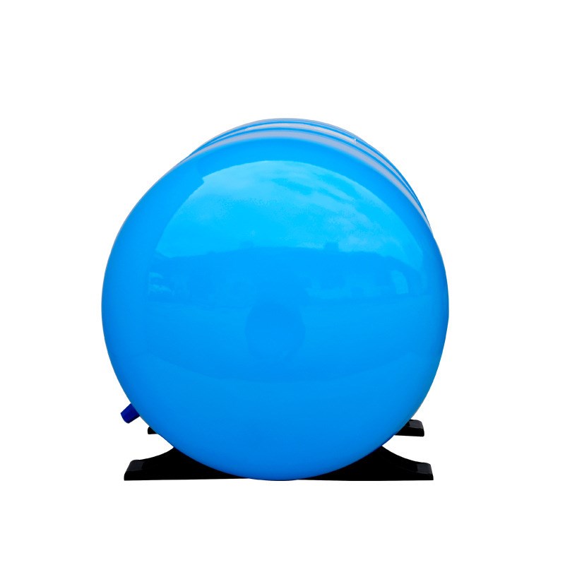 优选6G卧式压力桶 商用净水器配件蓝色6加仑储水桶压力罐有水批