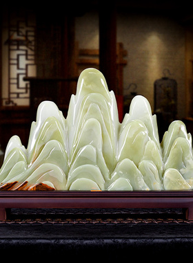 优选石诚记天然原石摆件客厅办公室玄关饰品奇石玉石工艺品泰山石