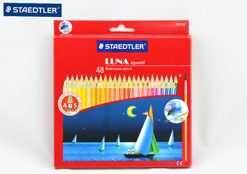 优选德国施德楼水溶性彩铅24色36色48色水溶彩铅12色彩色铅笔137