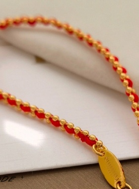 auQDE手工红绳手链轻奢明星同款