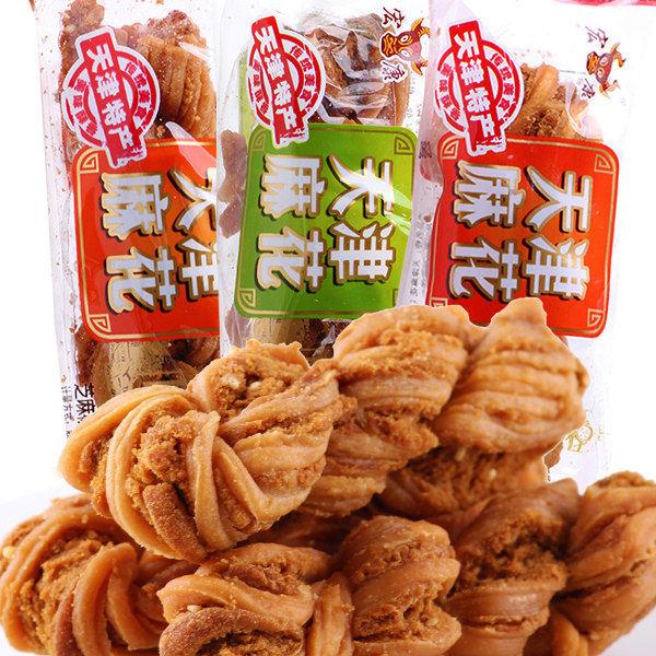 宏康宏德康天津麻花小包装椒盐香葱手工传统特产零食糕点整箱5斤