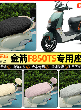 适用金箭F850TS电动车座套冬季加绒电瓶车坐垫套专用改装饰小配件
