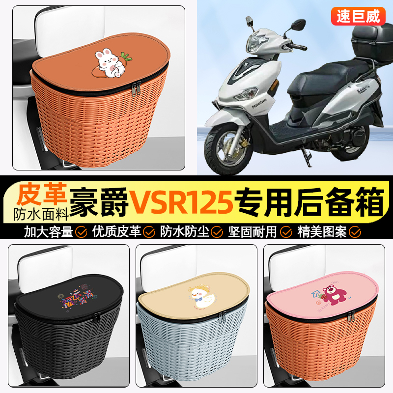 适用【豪爵VSR】电动车后车筐