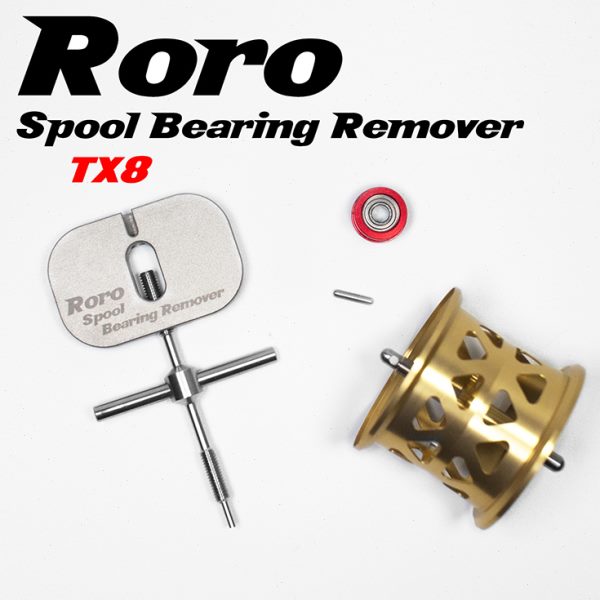 西风路亚Roro 水滴轮鼓轮改装线杯轴承 拆销器保养工具不锈钢钨钢
