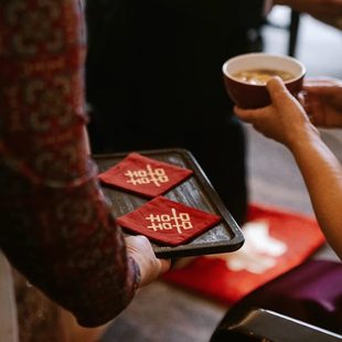 饰用品喜庆拍摄道具茶托防滑防烫 喜字杯垫布艺结婚敬茶杯托婚房装
