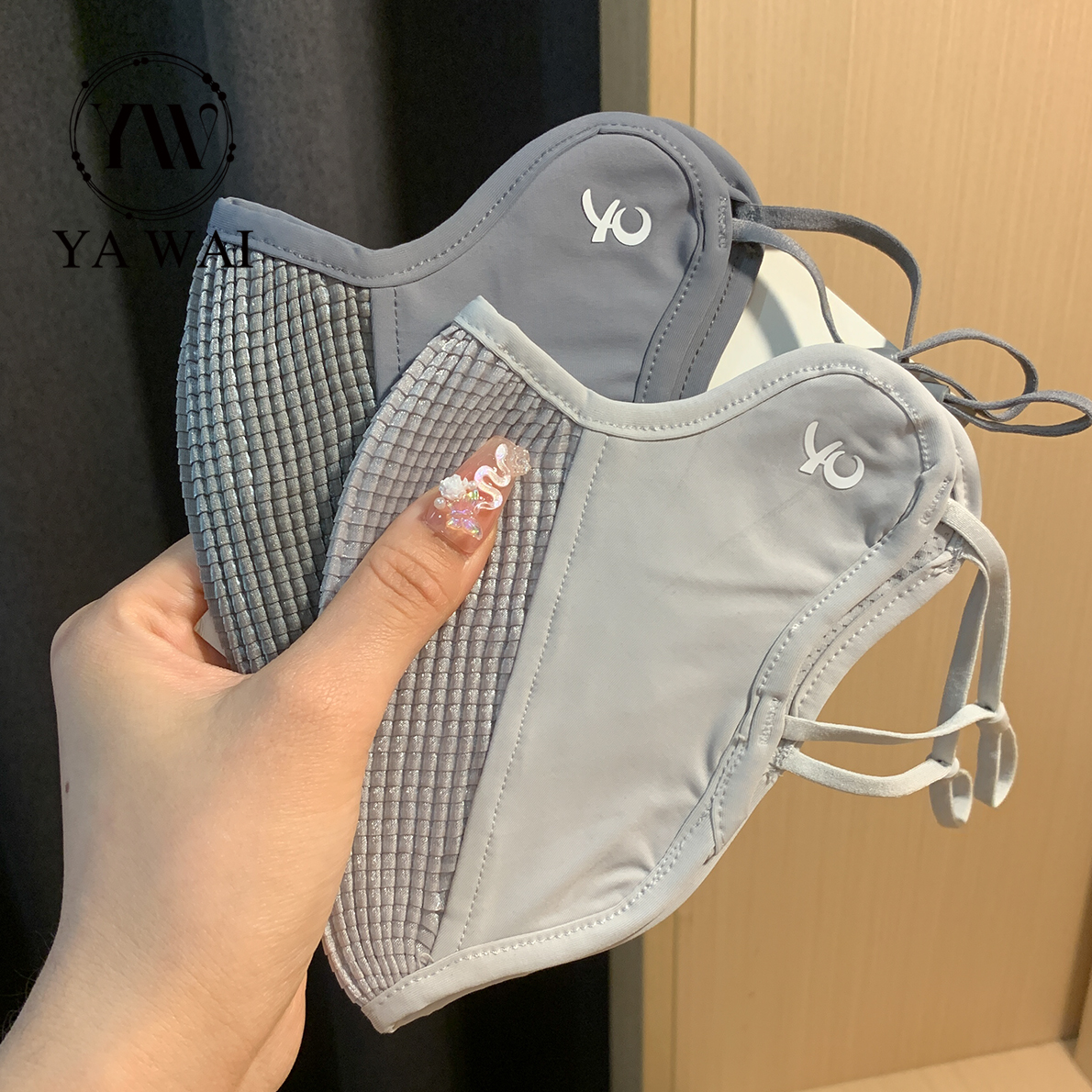 motion Riding Sunscreen Mask female Spring and summer ultraviolet-proof men and women outdoors Ride breathable three-dimensional Ice silk Mask