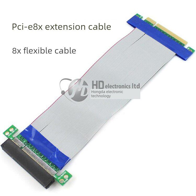 pci-e 8X延长线 公对母PCI-E延长排线 PCI-E延长线8x PCIE转接线