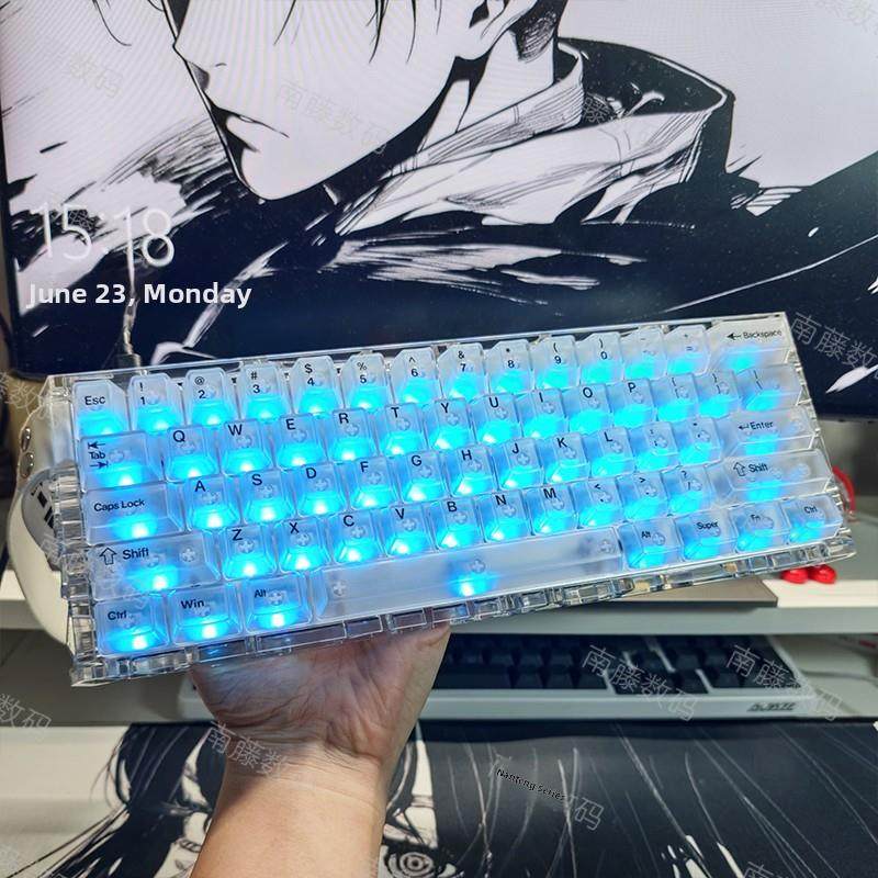 Atk68白雾透明键帽全套半透明64匹配Oem高度定制的全修改Rs6/Ace6图片