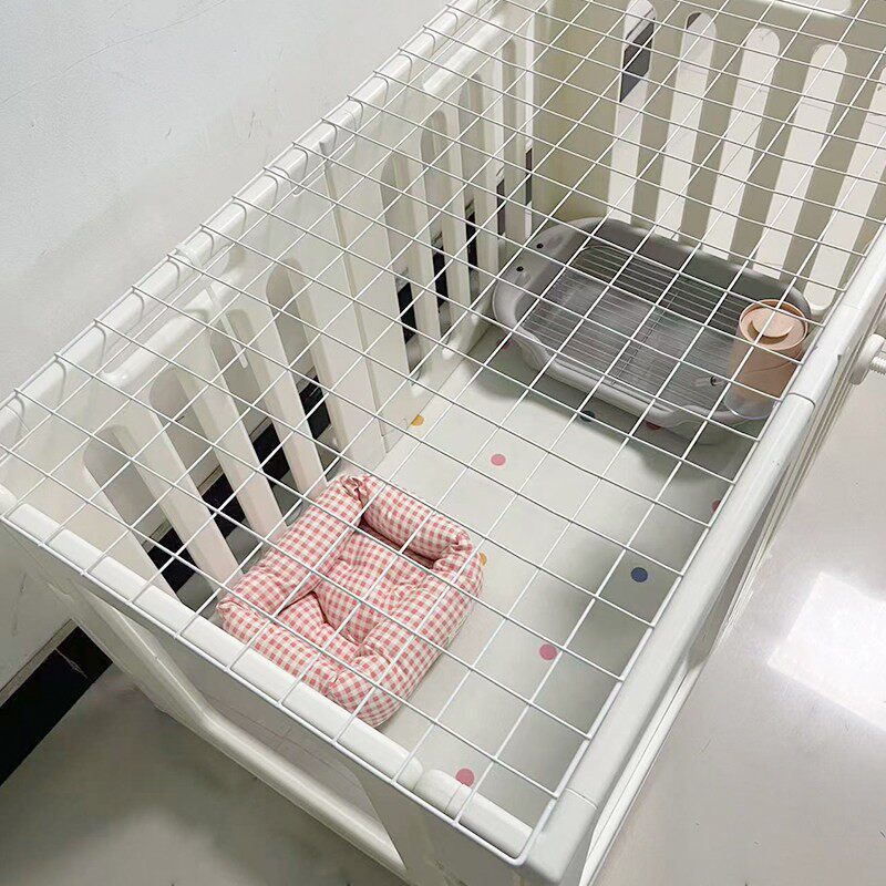 宠物栅栏防越狱网围栏顶盖子防猫狗越狱离栅栏窗户狗笼宠物防逃网