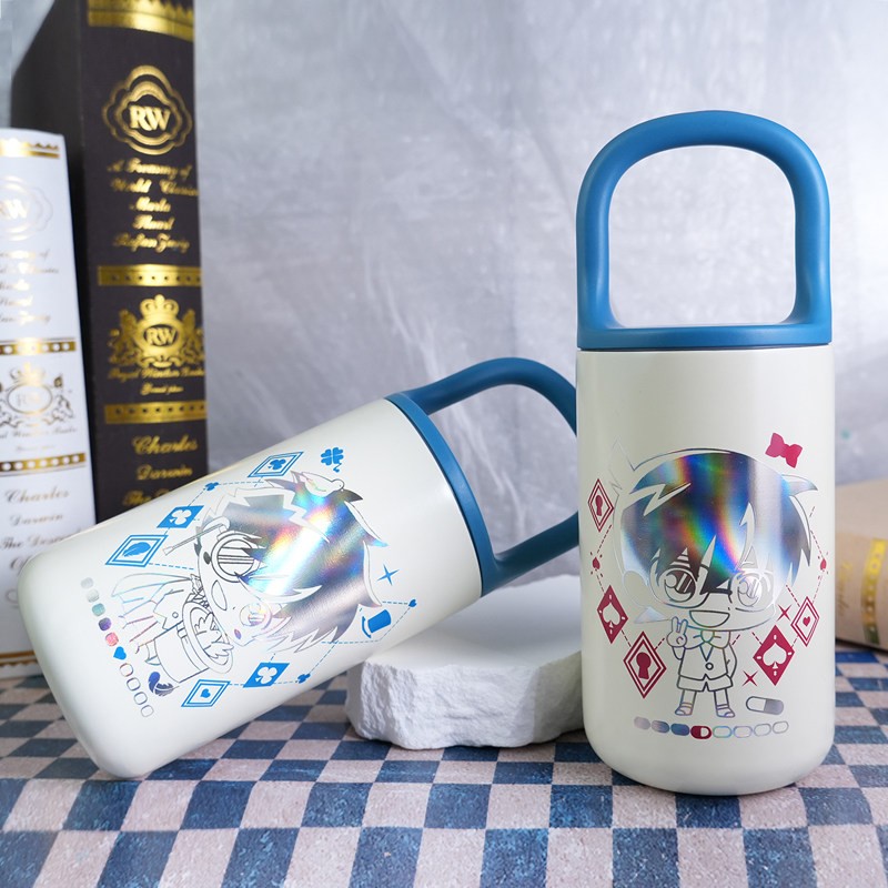 名侦探柯南保温水杯幸运石正版联名二次元周边怪盗基德男女学生款