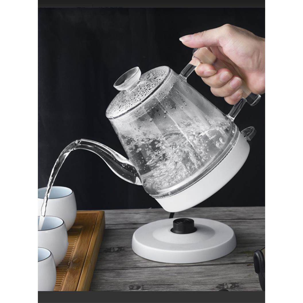 玻璃泡茶壶功夫茶长嘴烧水冲茶器煮茶壶家用开水壶自动断电热水壶