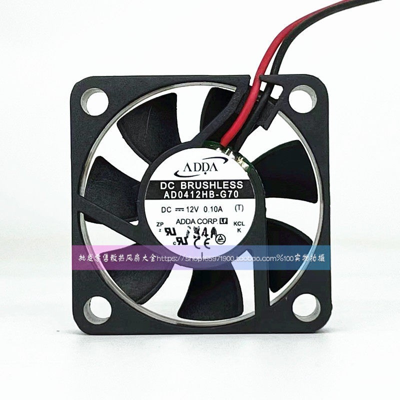 全新原装ADDA AD0412HB-G70 4010 4CM 12V 0.10A 双滚珠静音风扇