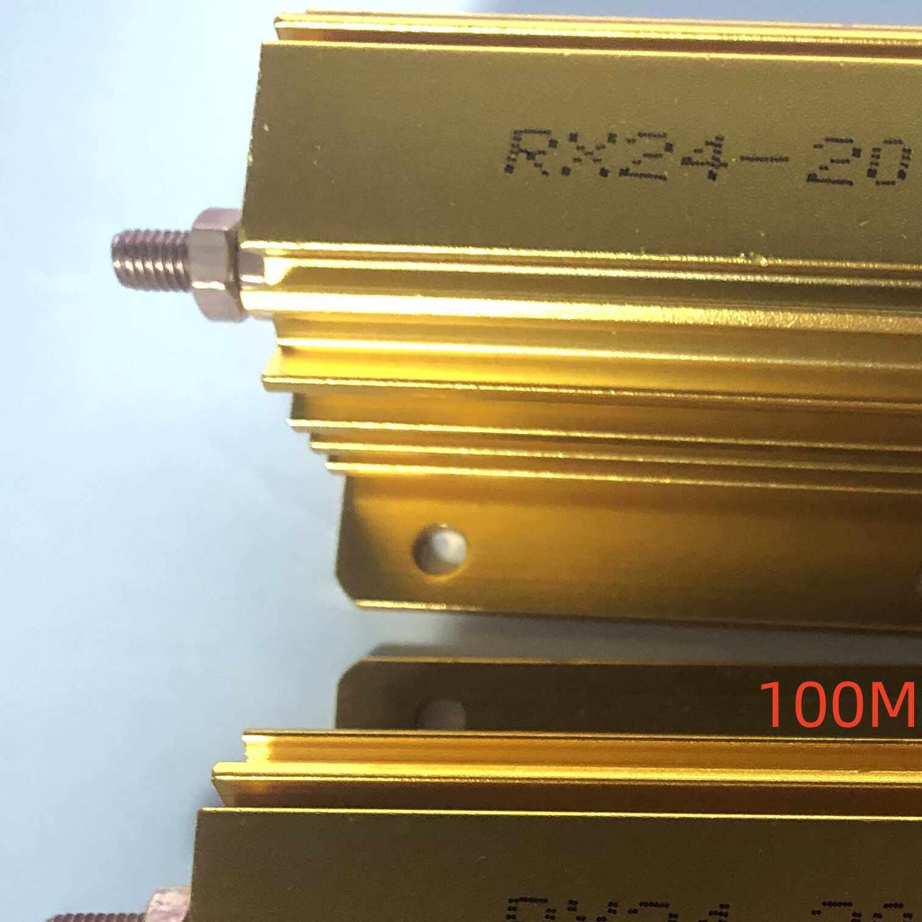 RX24G黄金铝电阻200W 300W 500W 0.1R 1R 2R 10R 20R 50R 100R