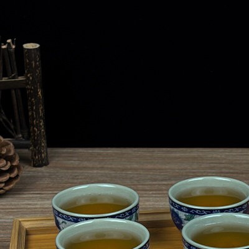 青花瓷泡茶壶杯茶具复古陶瓷家用牡丹花釉中带过滤网小号茶壶套组