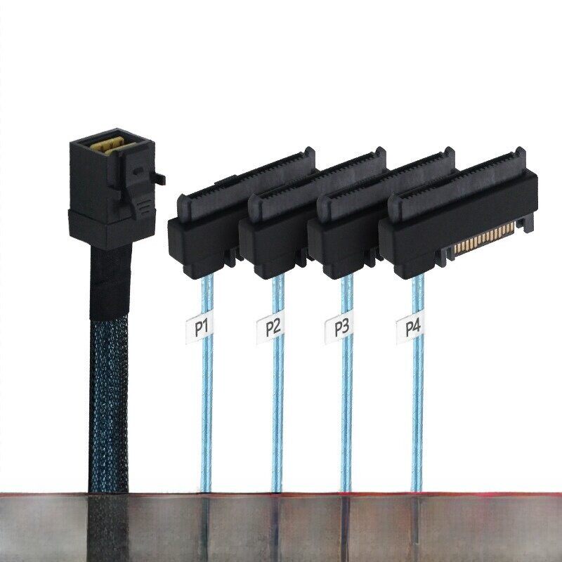 Minisas HD36P SFF-8643转4sas 29P硬碟伺服器数据传输线12G