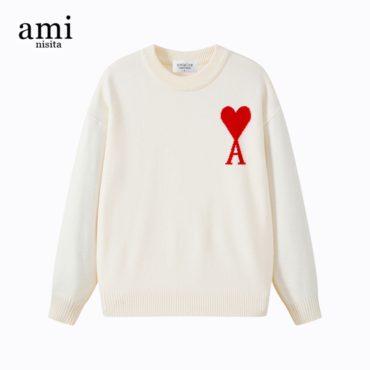 AMI毛衣情侣针织衫上衣
