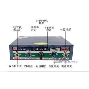 船用工厂50W大声公双向对讲扩音机传话器有线连接带喇叭喊话机