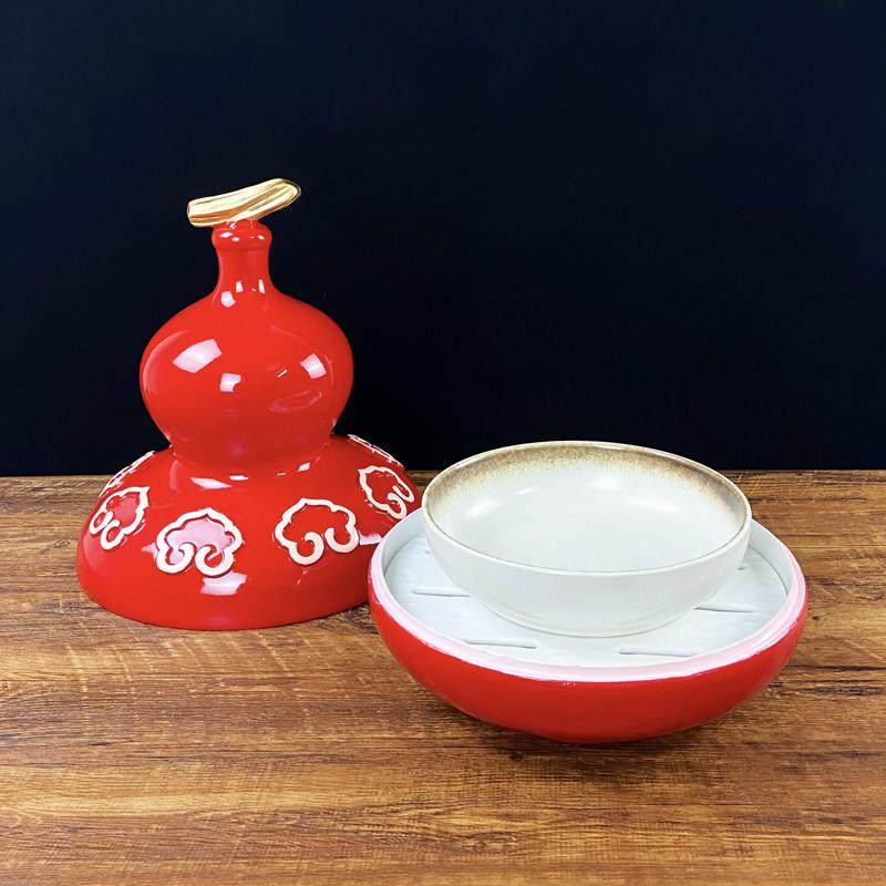 酒店餐厅大董意境菜干冰创意餐具个性融合菜抖音网红宝葫芦特色盘,餐饮具,盘,淘宝优惠券,粉丝福利购,淘宝优惠卷