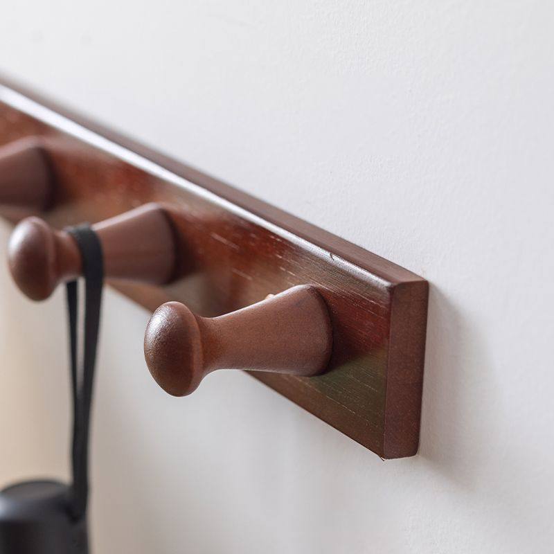 免打孔挂衣钩实木挂衣服衣帽架式房间客厅厕所浴室卫生间门后长条,收纳整理,挂钩/粘钩,淘宝优惠券,粉丝福利购,淘宝优惠卷