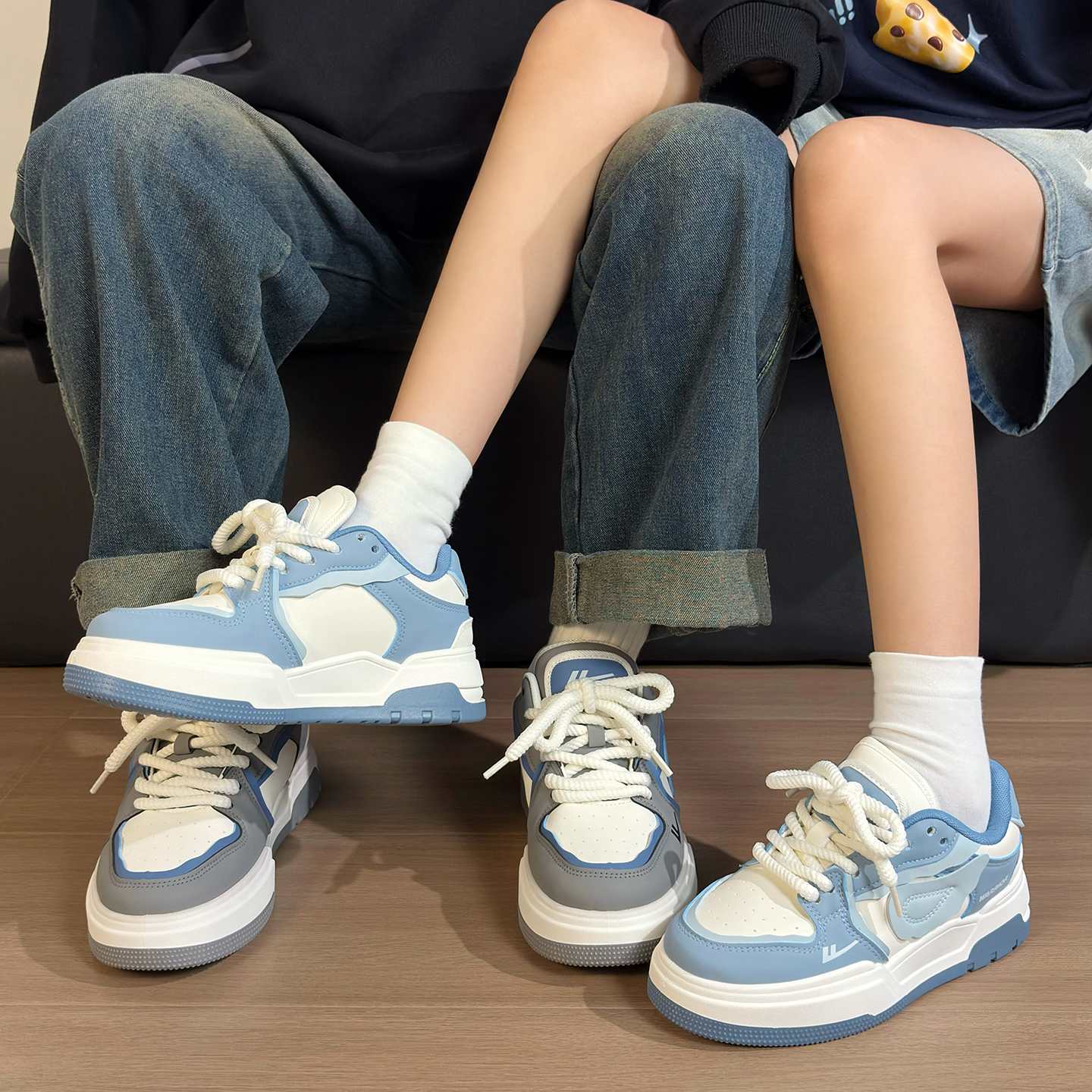 回力鞋子女生情侣厚底板鞋女款2025新款ins潮百搭小众学生休闲鞋