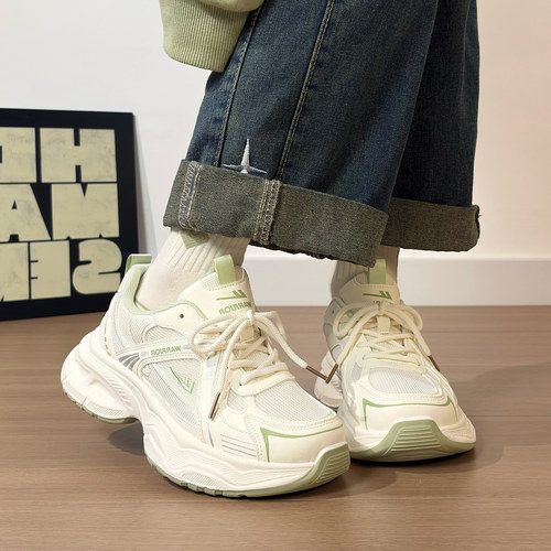 回力厚底鞋子女2025新款爆款透气轻便软底运动休闲鞋百搭老爹鞋女