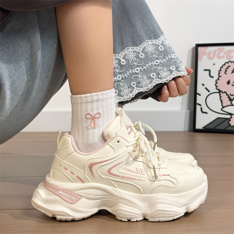 回力加绒鞋子女2025秋冬新款爆款运动鞋厚底百搭老爹鞋运动休闲鞋