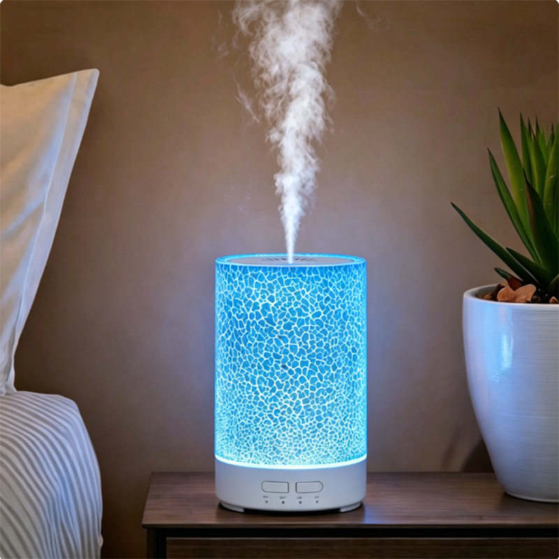 香薰加湿器七彩夜灯加湿器小型usb空气加湿器家用精油香薰机