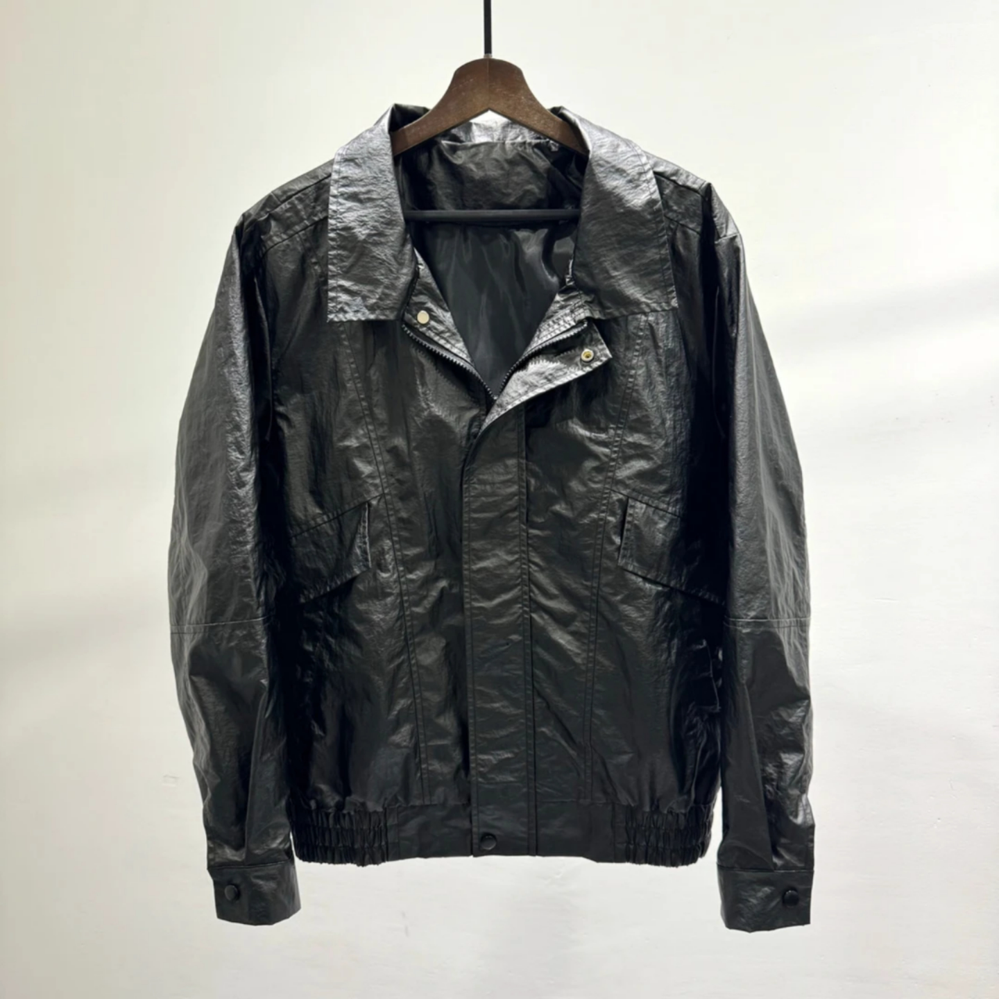 直播间同款男士时尚休闲高级感翻领夹克百搭轻奢气质外套春季上新