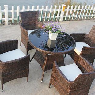 户外家具桌椅套件编藤椅子茶几简约庭院组合阳台休闲酒吧三五件套