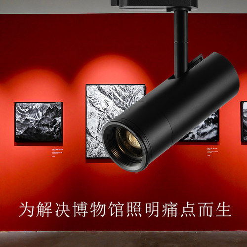 智能遥控调光调色温变焦轨道灯