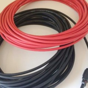 16mm2平方线太阳能光伏电缆MC4连接器延长线带接头 2.5