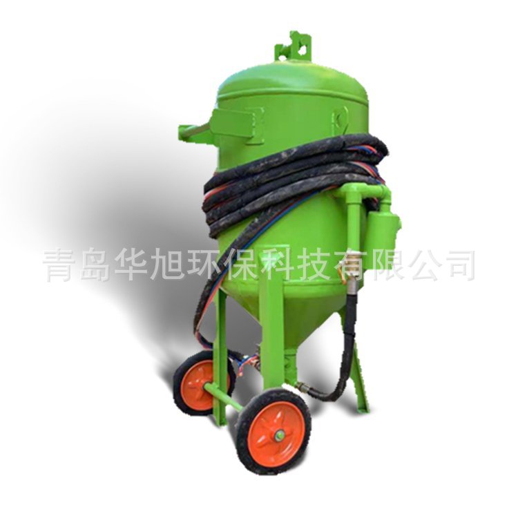 喷砂机 钢结构清理水沙混合除锈设备 钢管外壁除锈喷丸机