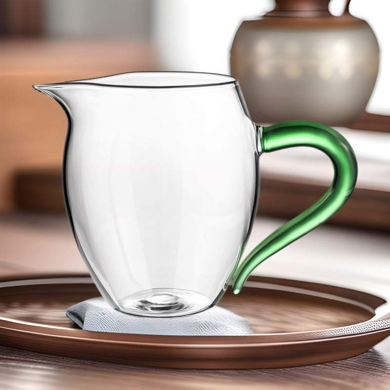耐热透明公道杯玻璃耐高温家用倒茶器茶漏加厚茶水分离泡茶杯