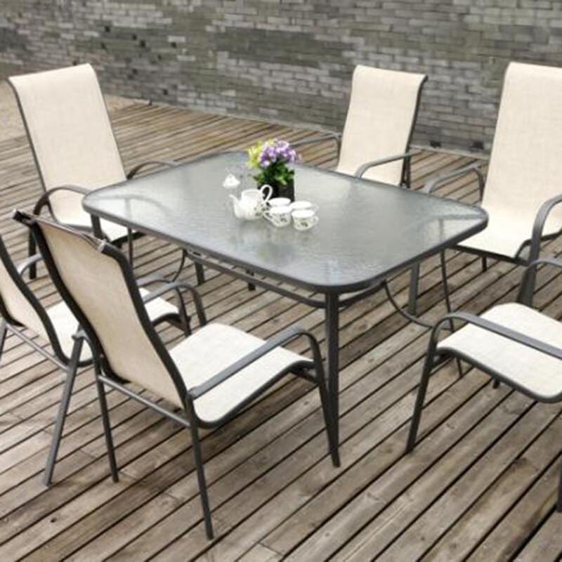 源头厂家直供户外家具 折叠编藤家具 庭院休闲花园桌椅  户外桌椅