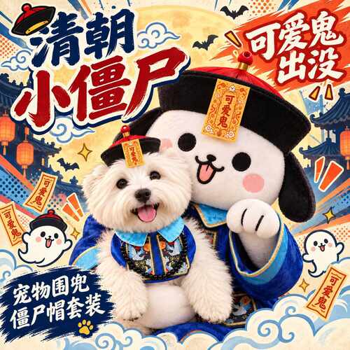 宠物万圣节装扮服饰猫咪狗狗cos