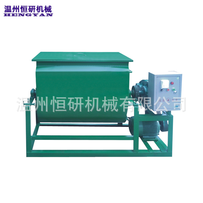 厂家供应200kg加热卧式搅拌机 颗粒油温加热拌料机