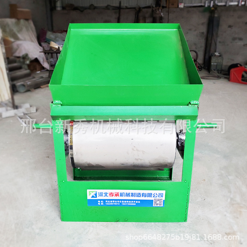 磁选机强磁铝销铁削铜屑吸铁机滚筒式小型磁选机分离铝屑铜米除铁