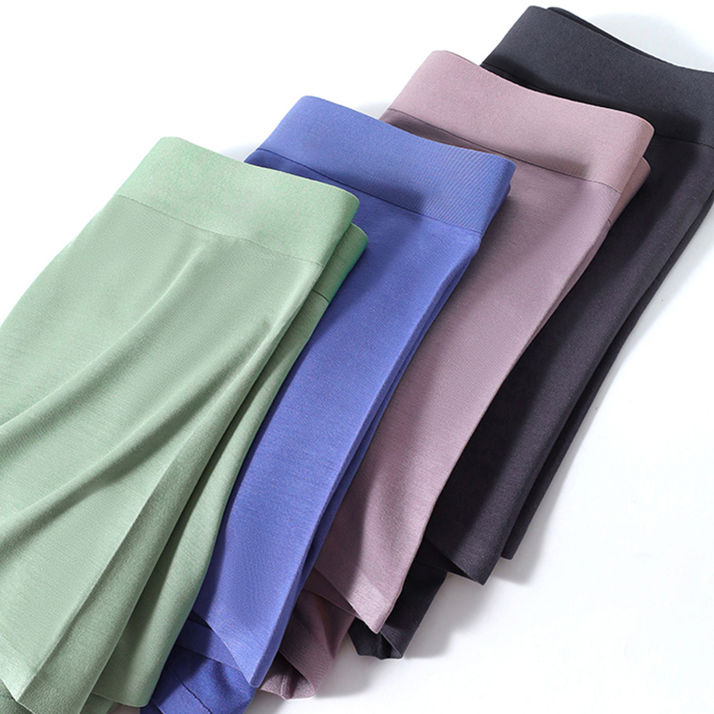 Liyu礼域男士内裤莫代尔透气抗菌底裤无痕中腰男式平角短裤3条装