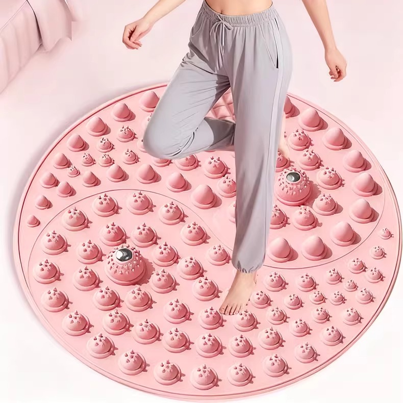 指压板软硅胶超慢跑足底按摩垫脚踩跑步中医减肥疏通经络室内专用